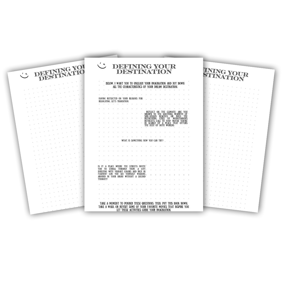 Free: Manifest Your Location — Printable Workbook Pages