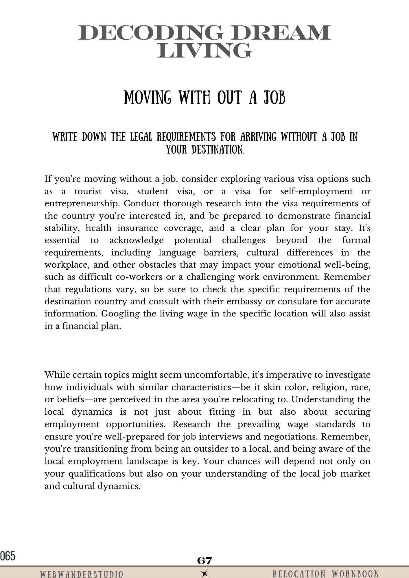 Relocation Guide Workbook